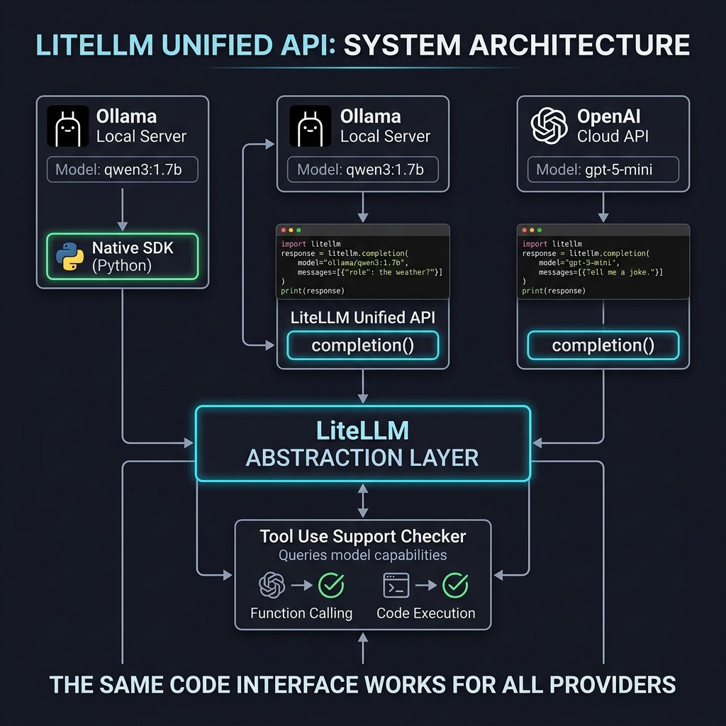 LiteLLM unified API system architecture