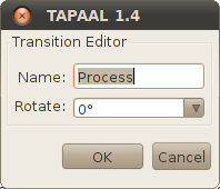 The dialog for editing transitions.