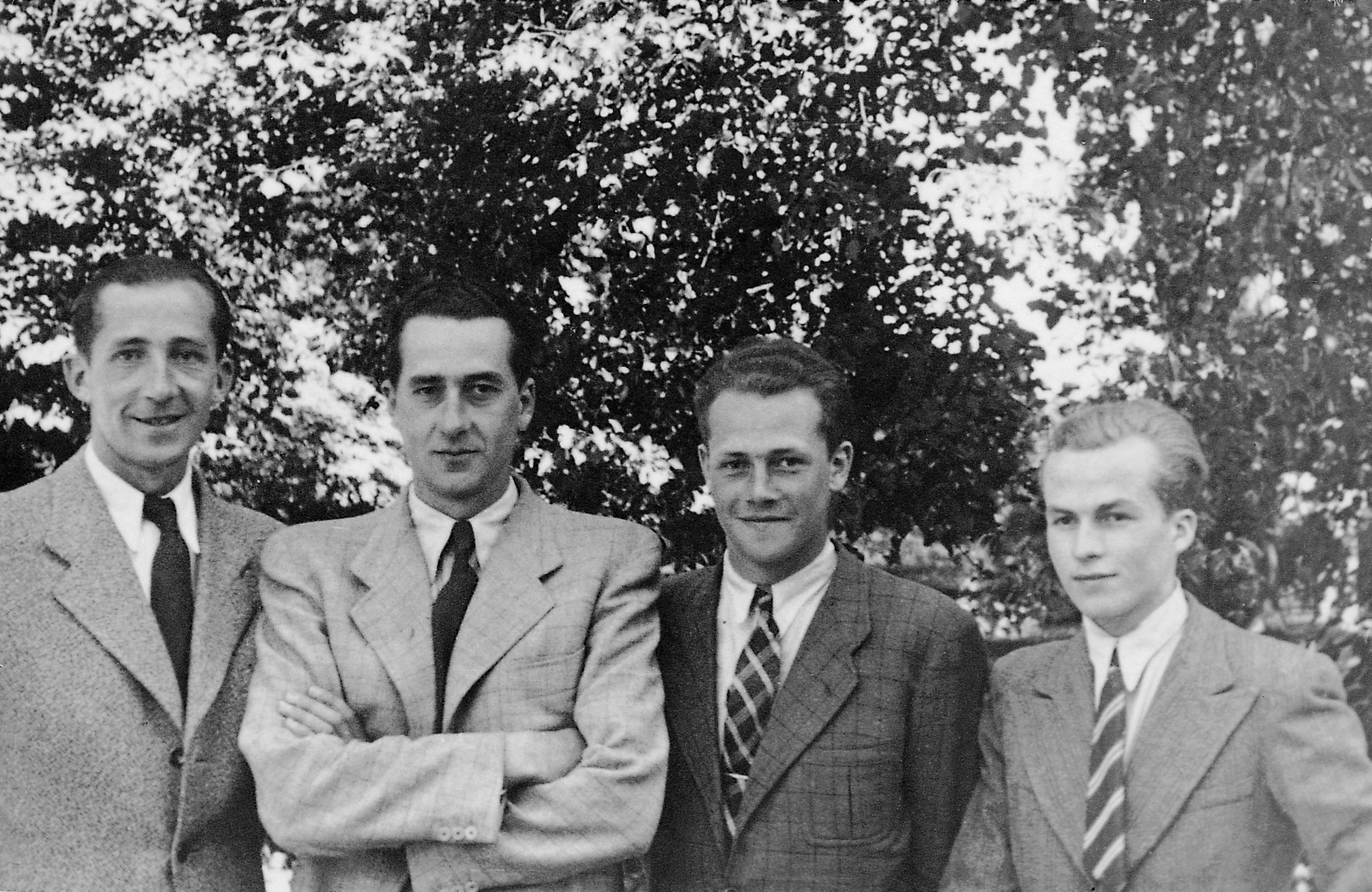 Elegant cousins from Kożuszki: Janusz, Jerzy, Zygmunt, Wojtek Donimirski