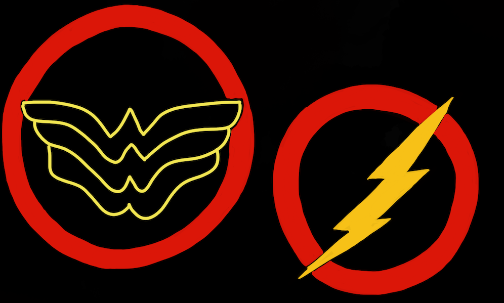 Wonder woman och The Flash