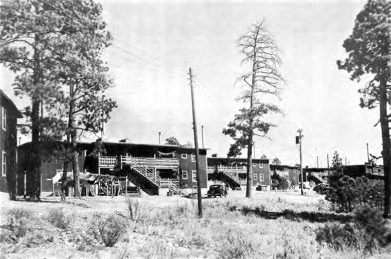Army photo of Manhattan Project housing circa 1945